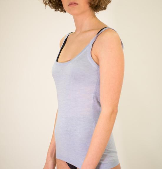 25FW 라 로즈 민소매 티셔츠 MG303 31220 SKY - LA ROSE