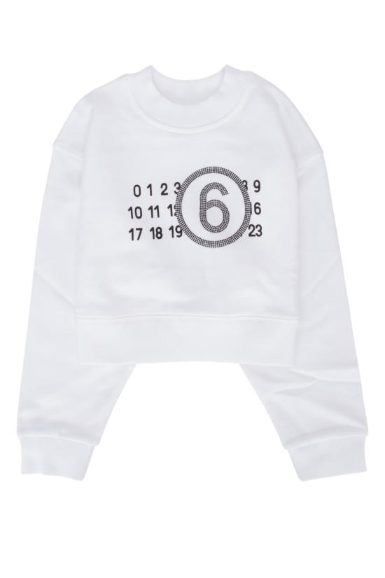  [키즈] MM6 메종마르지엘라 풀오버 M60423MM007MM6S62U M6100 WHITE