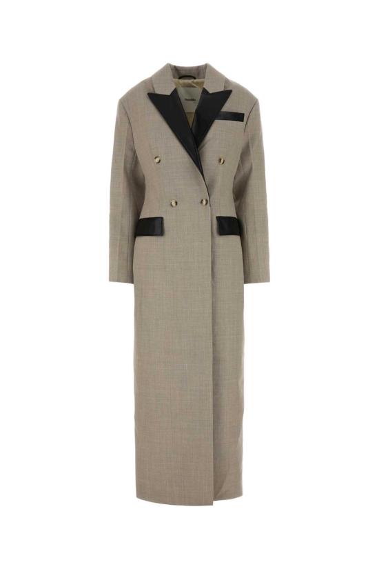 24FW 나누슈카 코트 NW24FWOW36970 TAUPEBLACK Grey