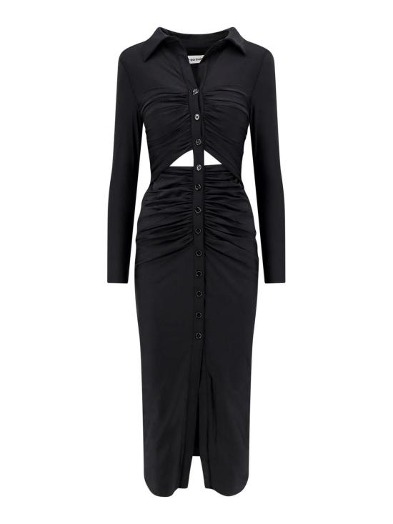  셀프 포트레이트 미디 스커트 RS24021MBBLACK Black