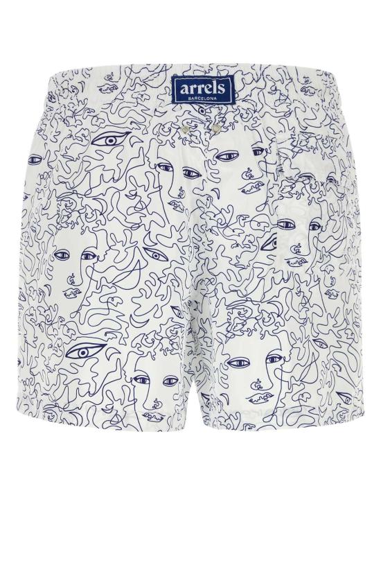  아렐스 스윔팬츠 MSW010048 WHITE Printed - ARRELS