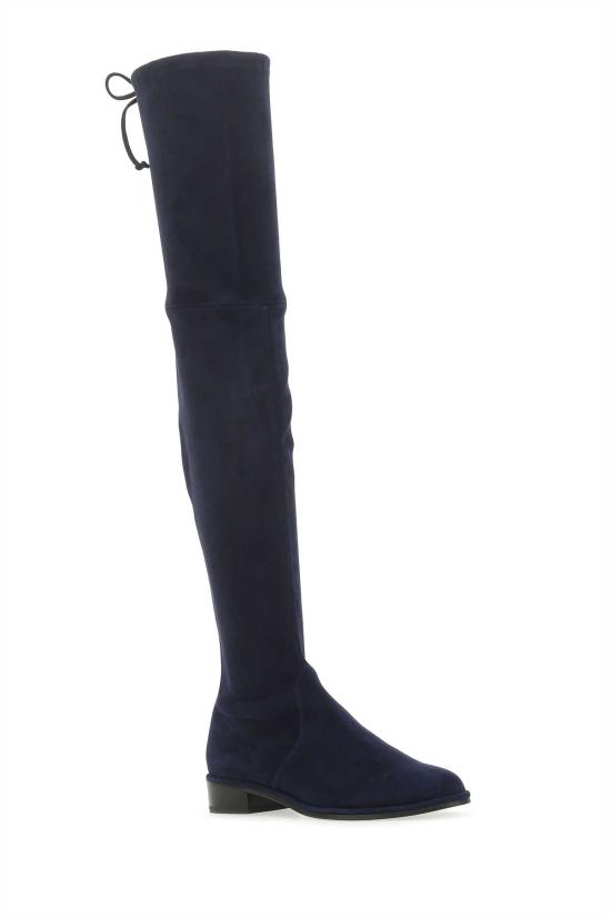  스튜어트 와이츠먼 부츠 LOWLANDSUEDESTR NICEBLUE Blue - STUART WEITZMAN