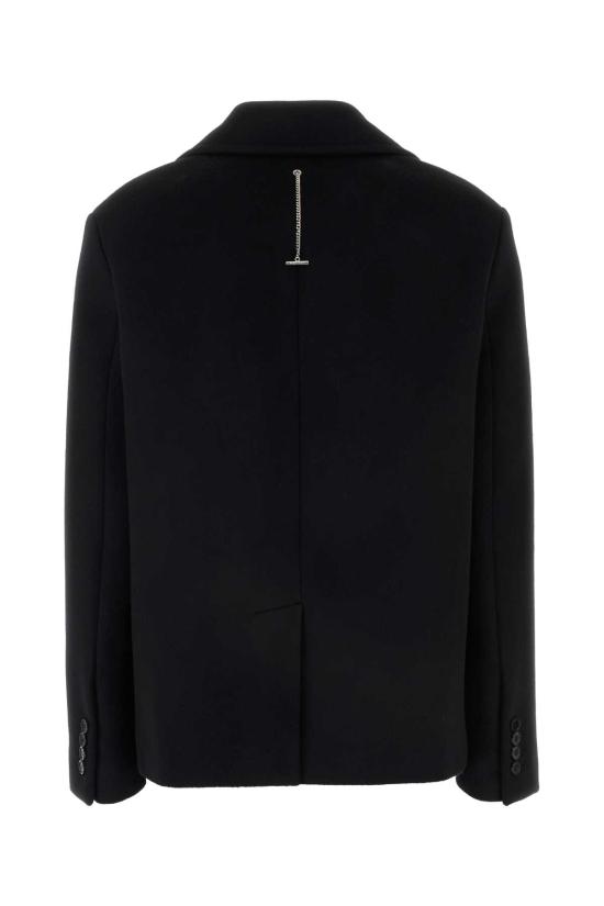 24FW 알렉산더 맥퀸 코트 805810QKABE 1000 Black - ALEXANDER MCQUEEN