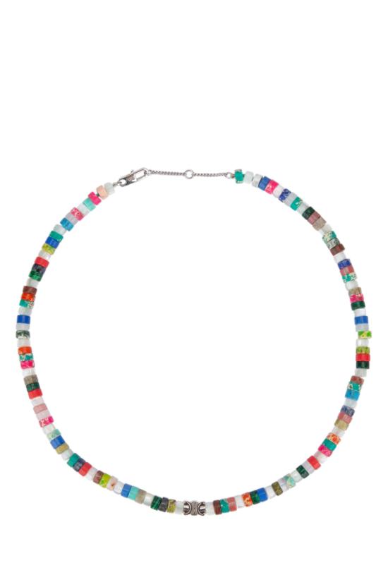 24FW 셀린느 네크리스 461EC6BNS 14AG MULTICOLORSILVER