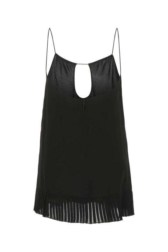  생로랑 숏 원피스 683807Y103W 1000 - SAINT LAURENT