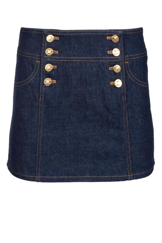  셀린느 숏 스커트 2S328799U 07IN RINSED