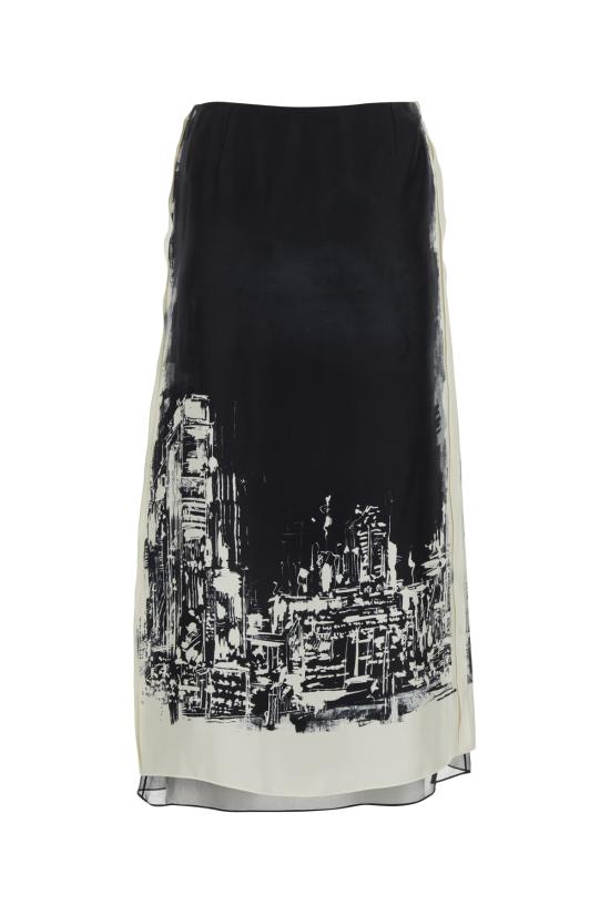 24FW 크리스챤디올 스커트 441J54A6539 9410 BLACK - DIOR