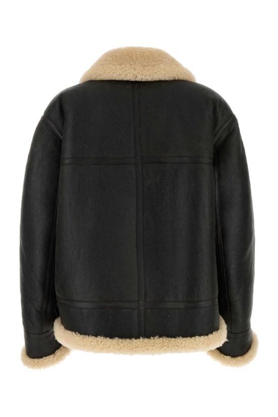 24FW 생로랑 가죽 자켓 800896YCOW2 1121 Brown - SAINT LAURENT