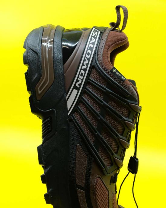  살로몬 부츠 솔로몬 어드밴스드 Acs 프로 GTX 로스트 클레이 / 블랙 / 럼 레이진 - SALOMON