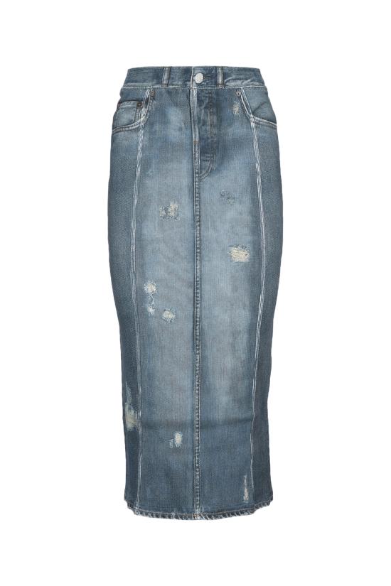  아크네 스튜디오 스커트 AF0443 822 DENIMBLUE