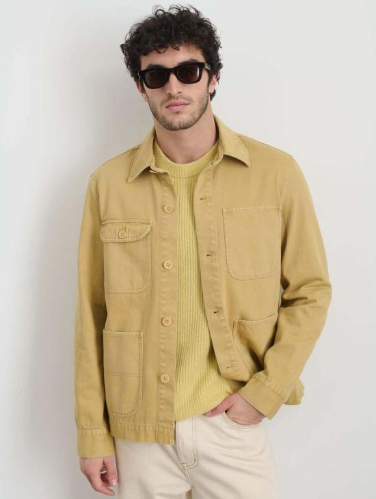  알렉스 밀 데님 자켓 가먼트 다이드 작업 재킷 비즈왁스