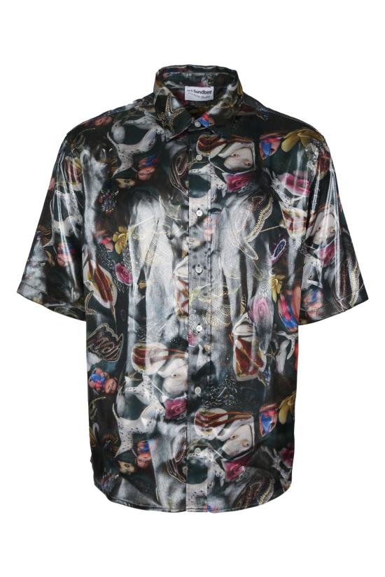  아크네 스튜디오 긴팔 셔츠 BB0555 BDZ BLACKMULTICOLOR
