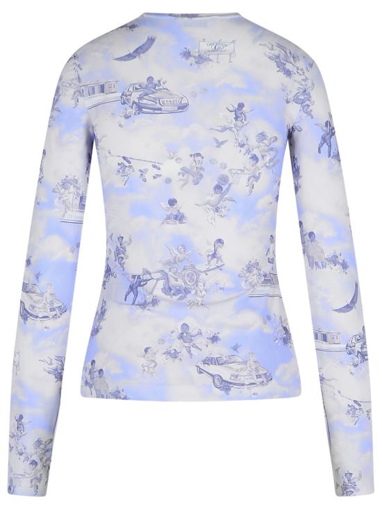 25SS 오프화이트 긴팔 티셔츠 OWAD136S25JER0034201 Multicolor - OFF WHITE