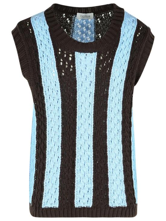 25SS 라니우스 니트 베스트 S5LAMAVE085186 Light Blue