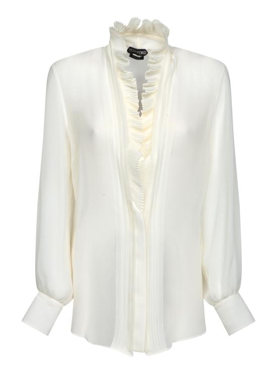 25SS 톰포드 반팔 티셔츠 CA3281 FAX852 AW020 WHITE