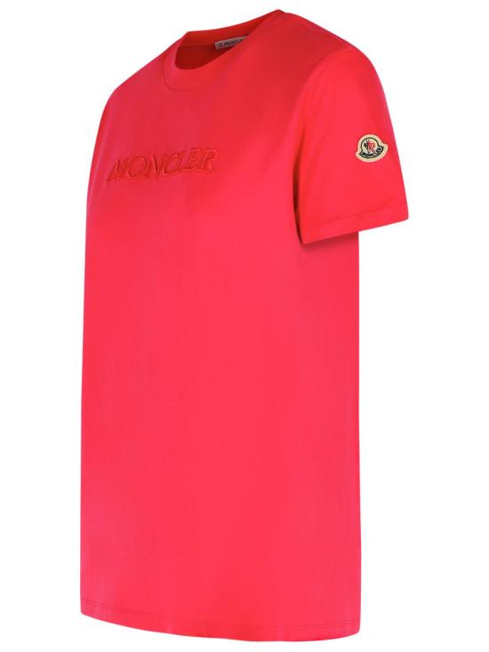 25SS 몽클레어 반팔 티셔츠 093 8C000 08 89AUO55D Fuchsia - MONCLER