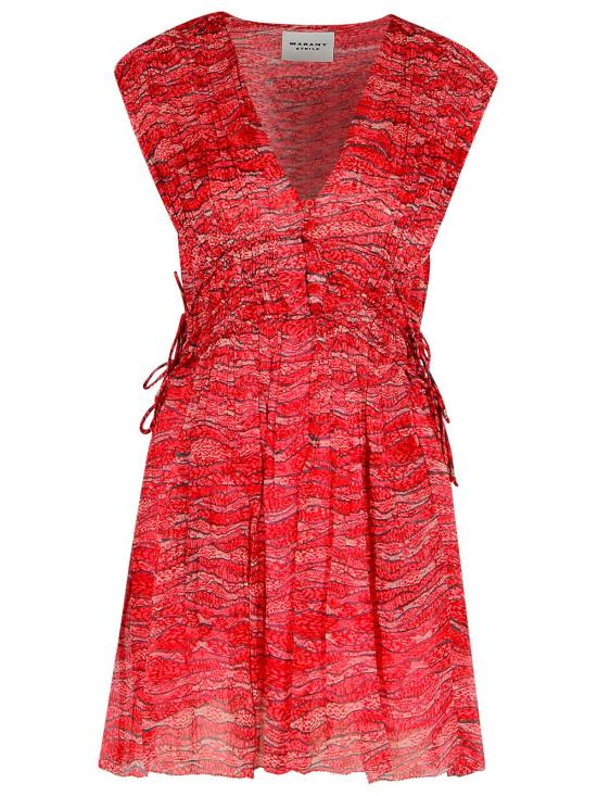 25SS 이자벨마랑에뚜왈 숏 원피스 RO0671FA C1J07E70RD Red