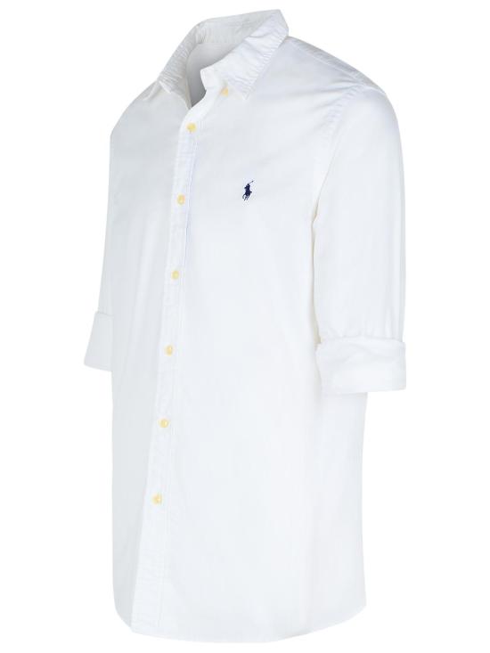 25SS 폴로 랄프로렌 커스텀 핏 버튼 다운 셔츠 710772290003 White - POLO RALPH LAUREN
