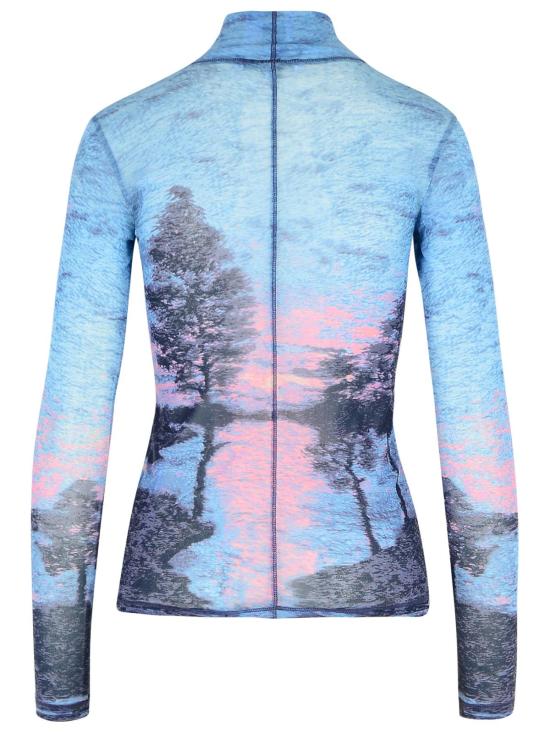 24FW 메종키츠네 터틀넥 NW00417KJ0122P445 Multicolor - MAISON KITSUNE