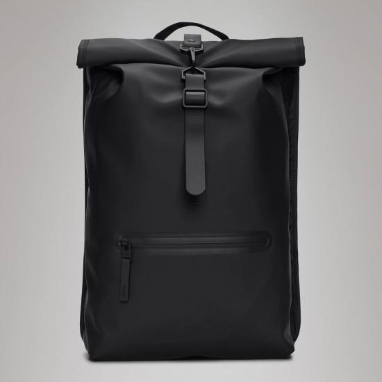  레인스 백팩 롤탑 럭색 블랙