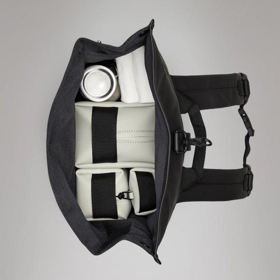  레인스 백팩 롤탑 럭색 블랙 - RAINS