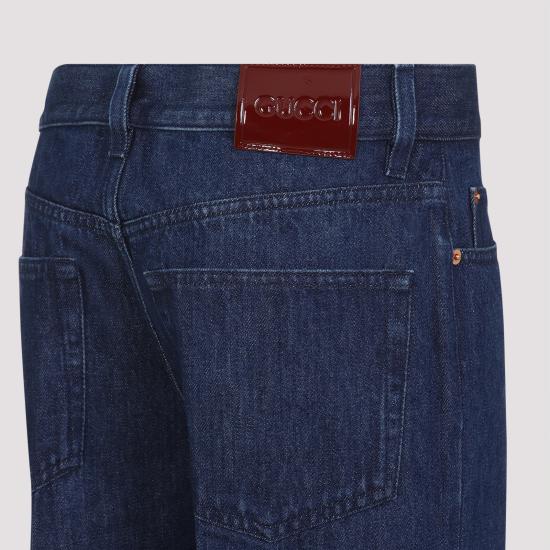25SS 구찌 데님 팬츠 812233 XDC83 4100 DARK BLUE - GUCCI