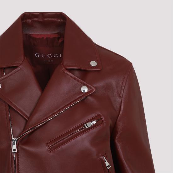 25SS 구찌 가죽 자켓 819314 XN336 6207 ROSSO ANCORA - GUCCI