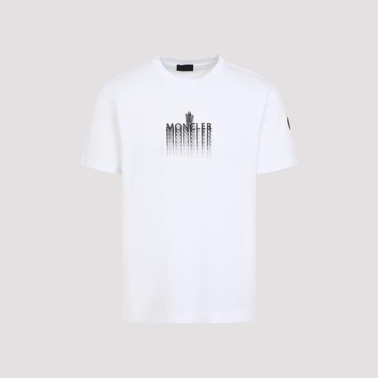 25SS 몽클레어 반팔 티셔츠 K10918C00029 89A17 001 WHITE - MONCLER