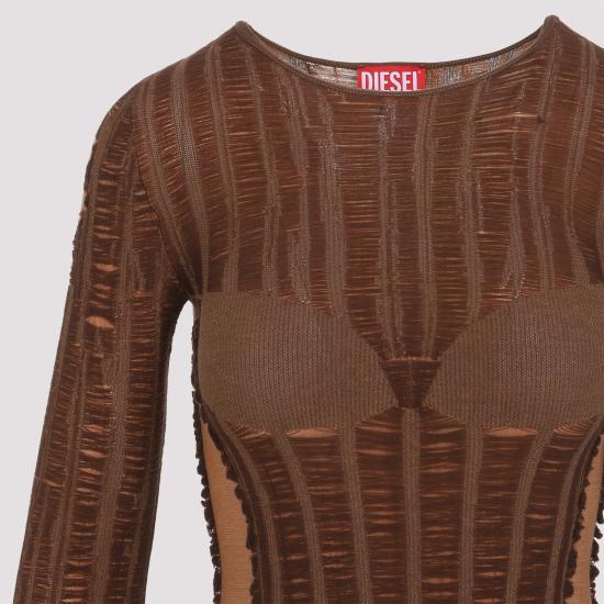 25SS 디젤 롱 원피스 A18125 0BJBI 7DG BROWN - DIESEL