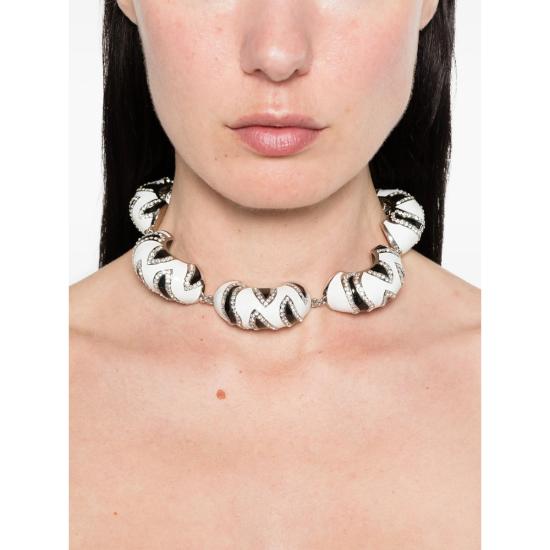 25SS 자크뮈스 목걸이/팬던트 251JW727 5100 9DZ SILVER WHITE - JACQUEMUS