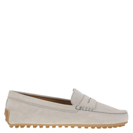 25SS 토즈 시티 고미노 스웨이드 드라이빙 슈즈 XXW10L00010RE0 ICE - TODS