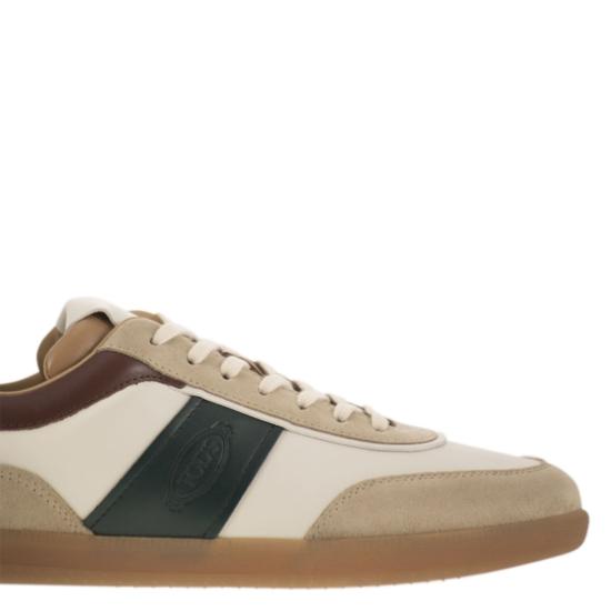  토즈 스니커즈 XXM68C0DP30IRA CREAM BROWN GREEN - TODS