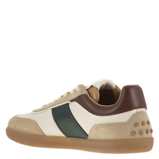  토즈 스니커즈 XXM68C0DP30IRA CREAM BROWN GREEN - TODS