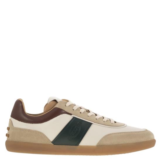  토즈 스니커즈 XXM68C0DP30IRA CREAM BROWN GREEN