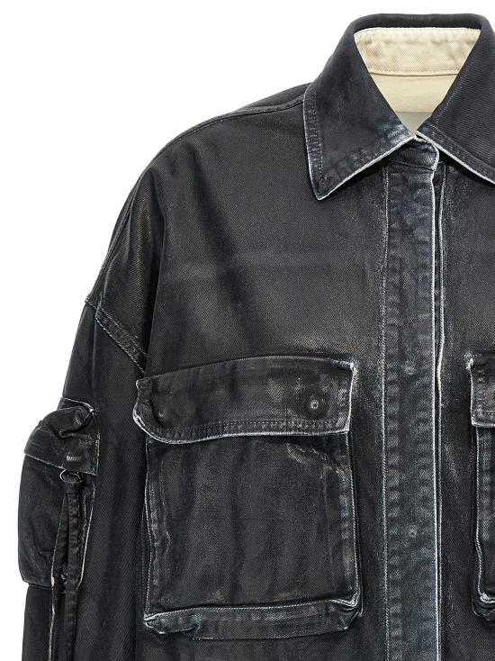 25SS 디 아티코 트렌치 코트 250WCB00048184 Blue - THE ATTICO