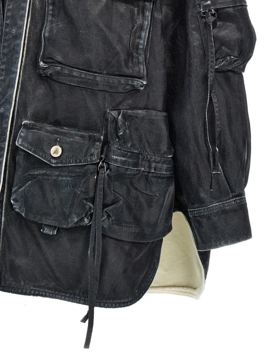 25SS 디 아티코 트렌치 코트 250WCB00048184 Blue - THE ATTICO