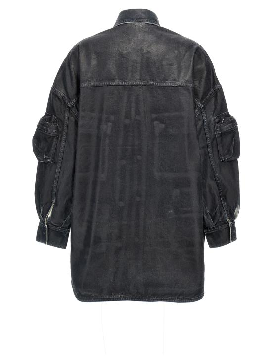 25SS 디 아티코 트렌치 코트 250WCB00048184 Blue - THE ATTICO