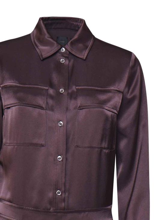  핑코 롱 원피스 104243A24VM19 Brown - PINKO