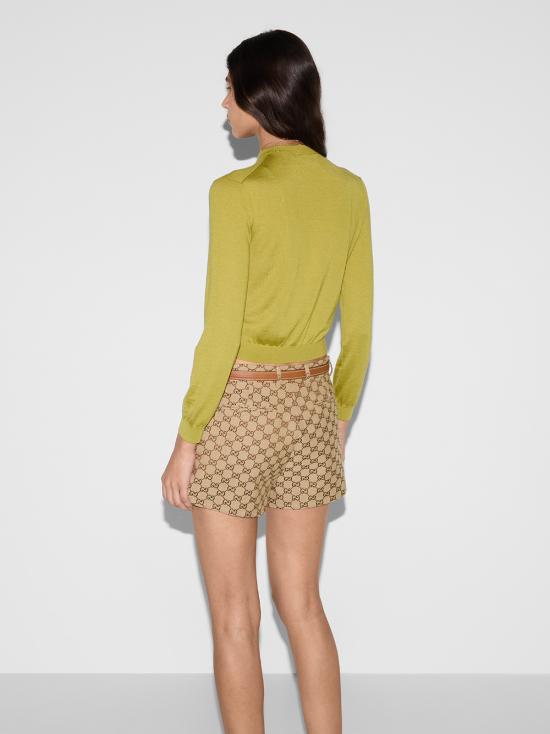 25SS 구찌 가디건 820164XKEOW 3583 Green - GUCCI