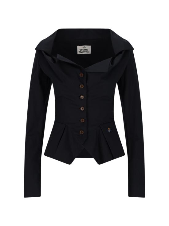 25SS 비비안웨스트우드 셔츠 15010061 W009Q N401 Black