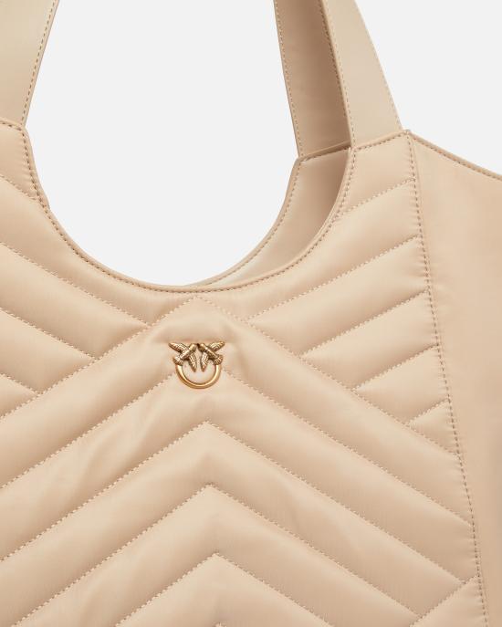 25SS 핑코 토트백 104536A1EU C50Q Begie grigio fumo antique - PINKO