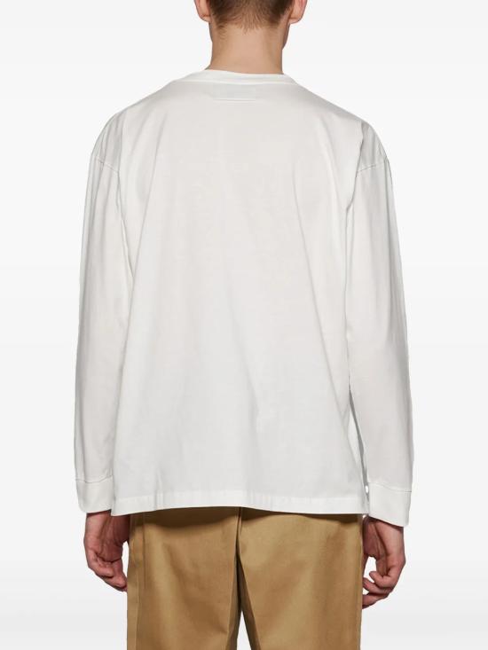 25SS MM6 메종마르지엘라 긴팔 티셔츠 SH2GC0021 S24312101 WHITE PRINT - MM6 MAISON MARGIELA