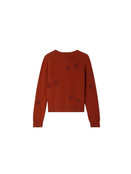 24FW [주니어] 봉쁘앙 가디건 W04GCAK00018 065B Brown - BONPOINT