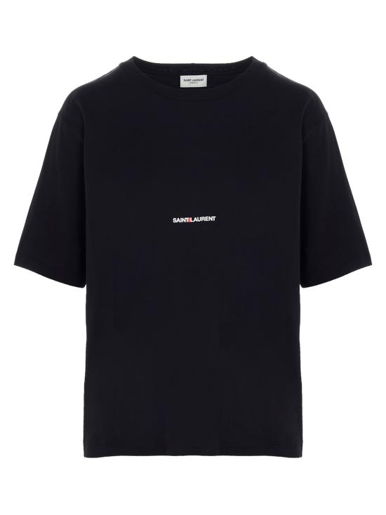 25SS 생로랑 반팔 티셔츠 460876YB2DQ1000 Black