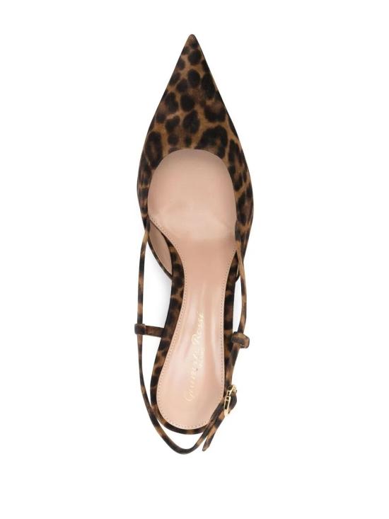 25SS 지안비토로시 힐/펌프스 G9533255LACCMD ALMOND LEO PRINT - GIANVITO ROSSI