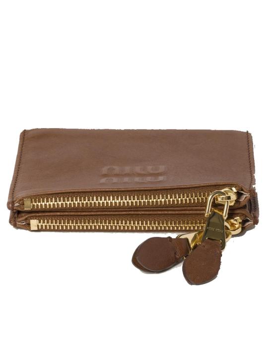 25FW 미우미우 반지갑 5ML024AEFXF0316 OAK DOM - MIU MIU