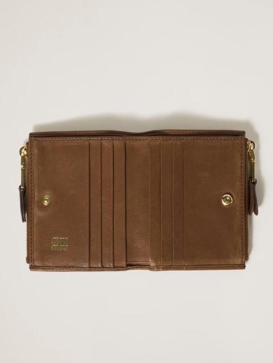 25FW 미우미우 반지갑 5ML024AEFXF0316 OAK DOM - MIU MIU