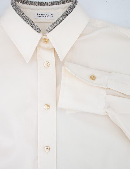 25FW 브루넬로 쿠치넬리 긴팔 티셔츠 M0091NQ336 C1493 VANILLA CREAM - BRUNELLO CUCINELLI