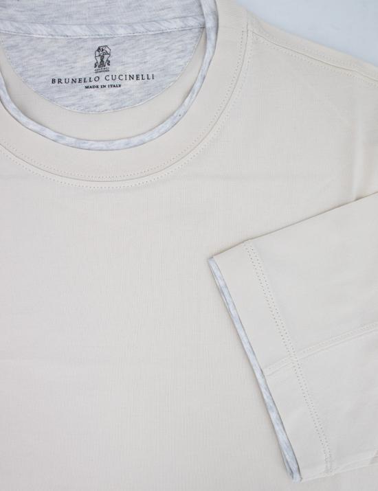 25SS 브루넬로 쿠치넬리 반팔 티셔츠 M0B137427 CEL52 2832 3657 - BRUNELLO CUCINELLI