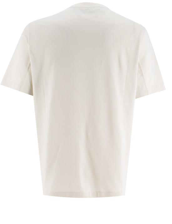 25SS 브루넬로 쿠치넬리 반팔 티셔츠 M0B138454 C2832 ENGLISH WHITE - BRUNELLO CUCINELLI